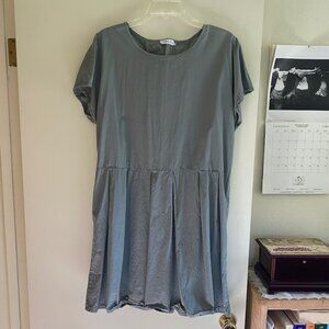 Lacause Lace Up Back Dress, Size Small (95% Cotton, 5% Silk)